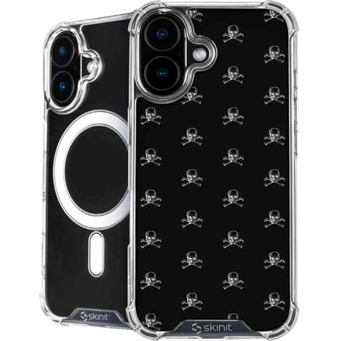 Alchemy Skull and Crossbone Pattern iPhone 16 Plus MagSafe Case