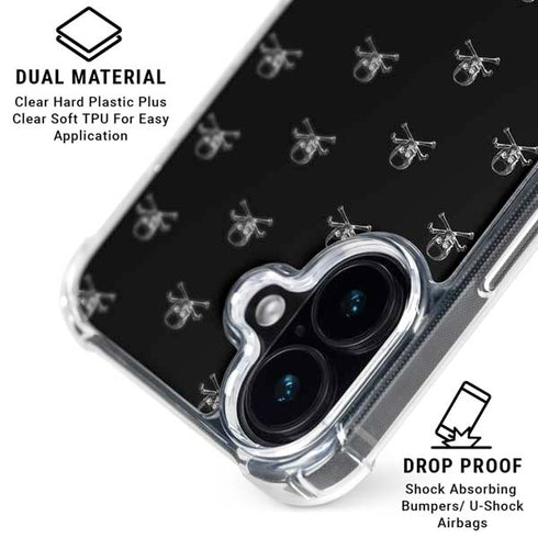 Alchemy Skull and Crossbone Pattern iPhone 16 Plus MagSafe Case
