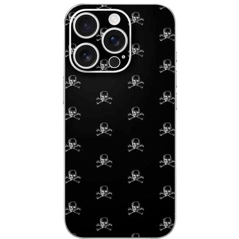 Alchemy Skull and Crossbone Pattern iPhone 16 Pro Skin