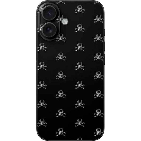 Alchemy Skull and Crossbone Pattern iPhone 16 Skin