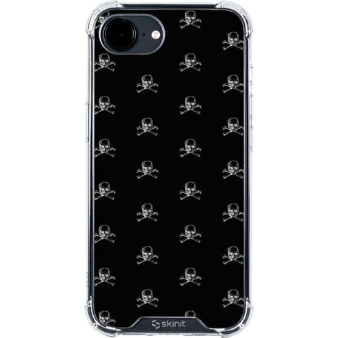 Alchemy Skull and Crossbone Pattern iPhone 16e Clear Case