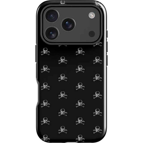 Alchemy Skull and Crossbone Pattern iPhone 18 Pro Impact Case