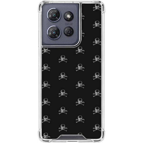 Alchemy Skull and Crossbone Pattern Moto G Play 5G (2025) Clear Case