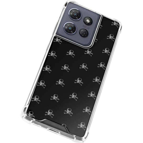 Alchemy Skull and Crossbone Pattern Moto G Power 5G (2025) Clear Case