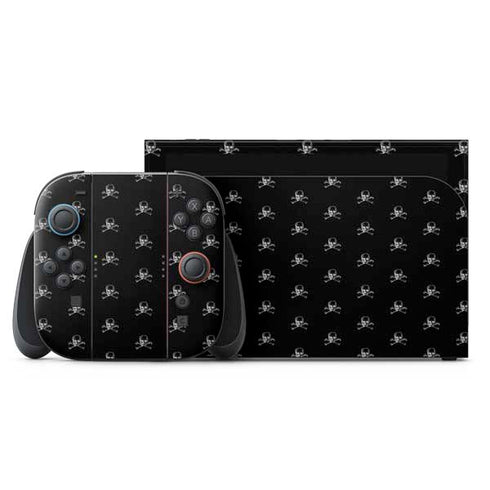 Alchemy Skull and Crossbone Pattern Nintendo Skins