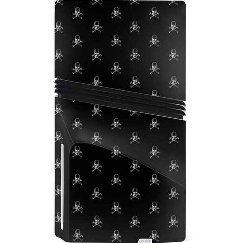 Alchemy Skull and Crossbone Pattern PS5 Pro Disk Bundle Skin
