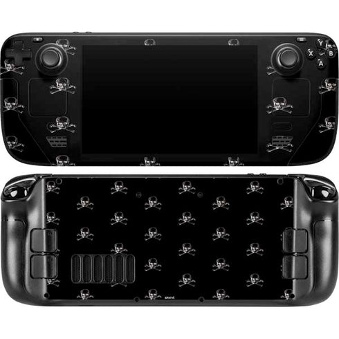 Alchemy Skull and Crossbone Pattern Steam Deck Handheld Gaming Computer OLED Skin