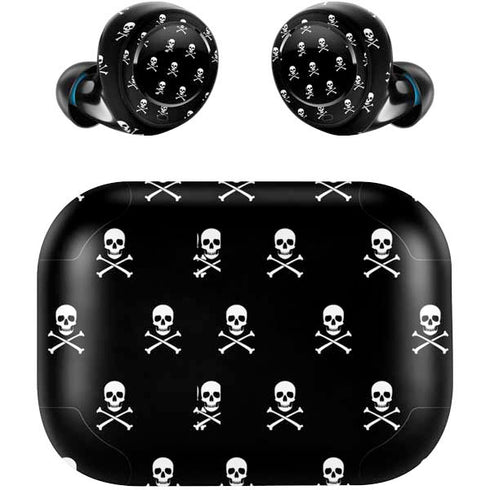 Skull and Crossbones (white) Amazon Echo Buds Skin