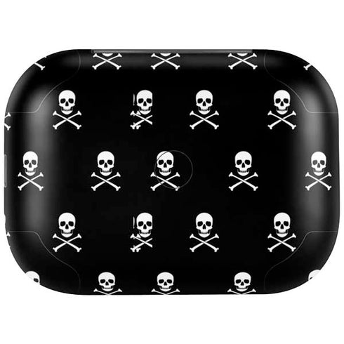 Skull and Crossbones (white) Amazon Echo Buds Skin