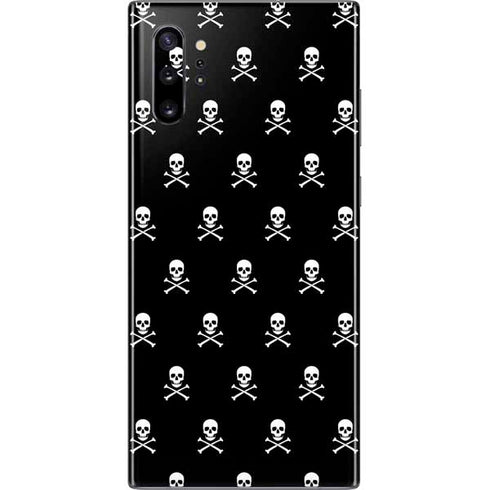 Skull and Crossbones (white) Galaxy Note 10 Plus Skin