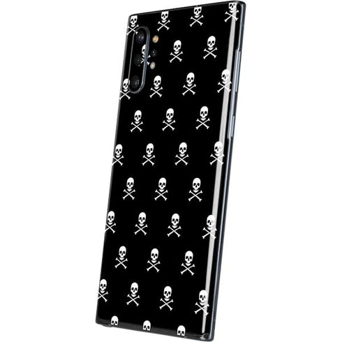 Skull and Crossbones (white) Galaxy Note 10 Plus Skin