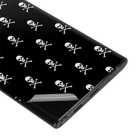 Skull and Crossbones (white) Galaxy Note 10 Plus Skin