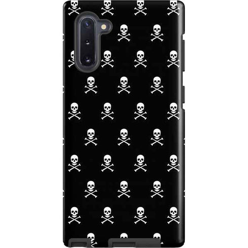 Skull and Crossbones (white) Galaxy Cases