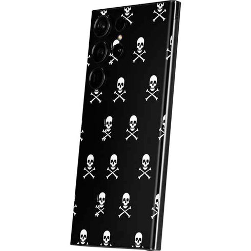 Skull and Crossbones (white) Galaxy Skins