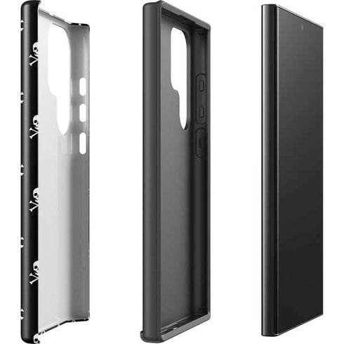 Skull and Crossbones (white) Galaxy S25 Ultra Impact Case
