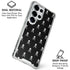 Skull and Crossbones (white) Galaxy S25 Ultra Clear Case