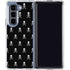 Skull and Crossbones (white) Galaxy Z Fold5 5G Clear Case