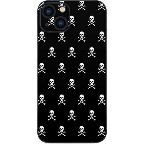 Skull and Crossbones (white) iPhone Skins