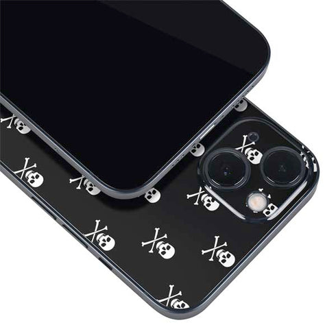 Skull and Crossbones (white) iPhone Skins