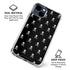 Skull and Crossbones (white) iPhone 15 Clear Case