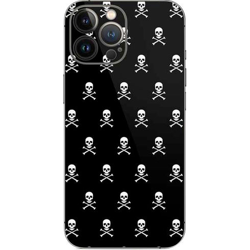 Skull and Crossbones (white) iPhone 15 Pro Max Skin