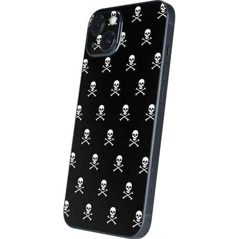 Skull and Crossbones (white) iPhone 15 Skin