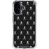 Skull and Crossbones (white) iPhone 16 Plus Clear Case