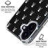 Skull and Crossbones (white) iPhone 16 Plus Clear Case