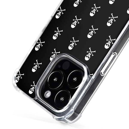 Skull and Crossbones (white) iPhone 16 Pro MagSafe Case