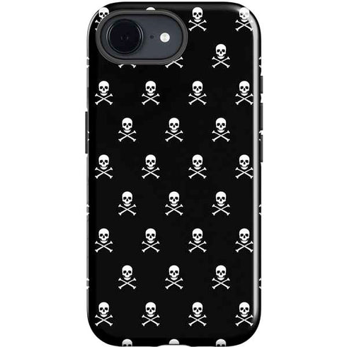 Skull and Crossbones (white) iPhone 16e Impact Case