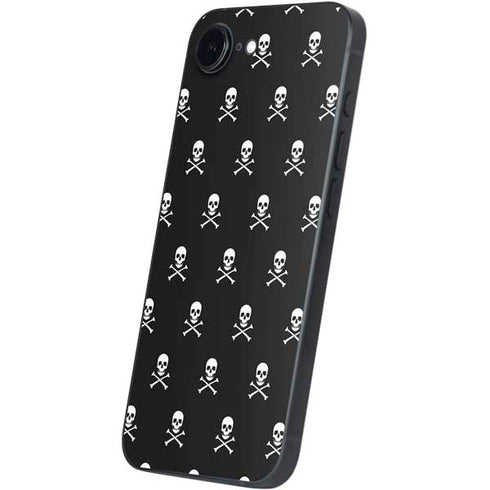 Skull and Crossbones (white) iPhone 16e Skin