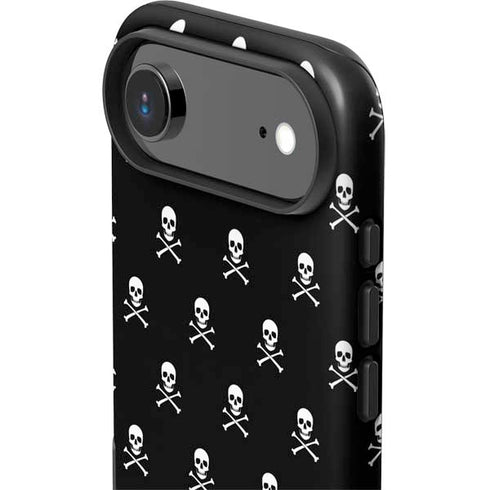 Skull and Crossbones (white) iPhone 17 Air Impact Case