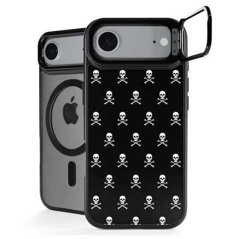 Skull and Crossbones (white) iPhone 17 Air Kickstand Case