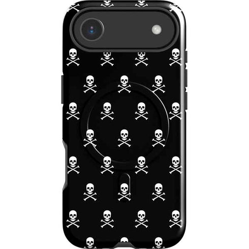 Skull and Crossbones (white) iPhone 17 Air Magsafe Impact Case