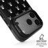 Skull and Crossbones (white) iPhone 17 Pro Kickstand Case