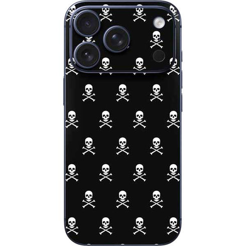 Skull and Crossbones (white) iPhone 17 Pro Max Skin