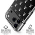 Skull and Crossbones (white) iPhone 18 Pro Clear Case