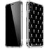Skull and Crossbones (white) iPhone X/XS Clear Case