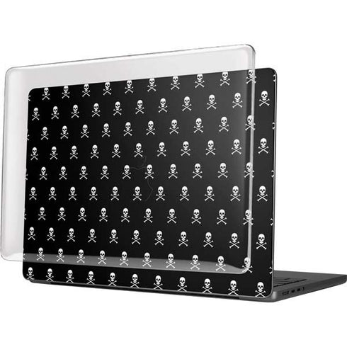 Skull and Crossbones (white) MacBook Pro 14in (2021-24) Case plus Skin