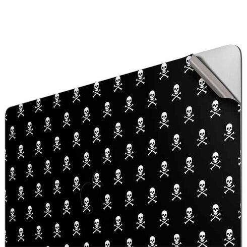Skull and Crossbones (white) Apple MacBook Pro 16-inch Skin