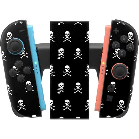 Skull and Crossbones (white) Nintendo Switch 2 (2025) Joy-Con Controller Skin