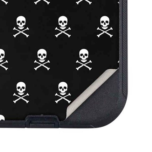 Skull and Crossbones (white) Otterbox Defender iPhone Skin