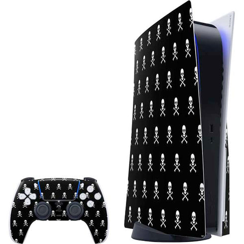 Skull and Crossbones (white) PlayStation PS5 Skins