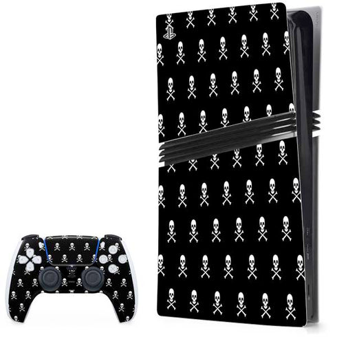 Skull and Crossbones (white) PlayStation PS5 Skins