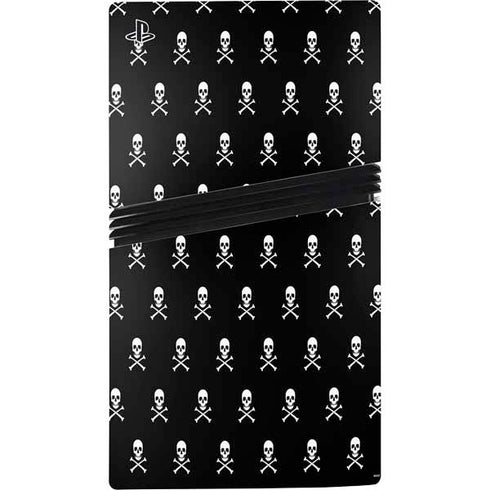 Skull and Crossbones (white) PS5 Pro Console Skin