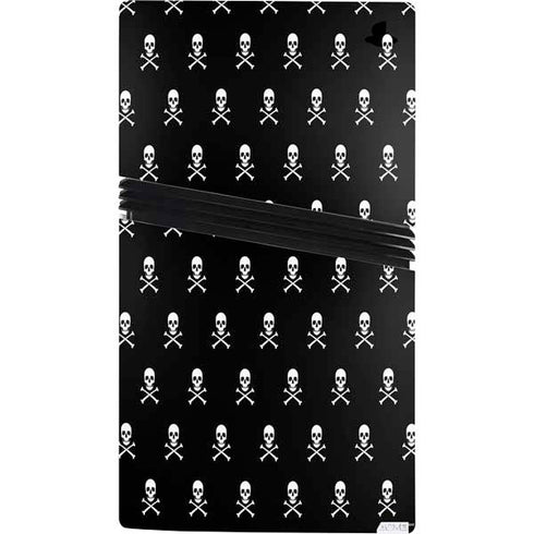 Skull and Crossbones (white) PS5 Pro Console Skin