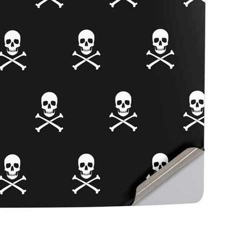 Skull and Crossbones (white) PS5 Pro Disk Console Skin