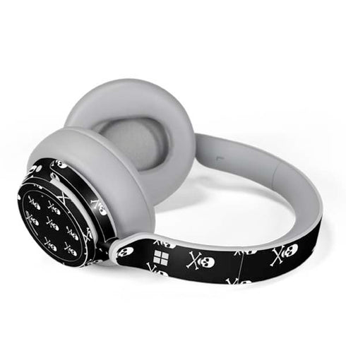 Skull and Crossbones (white) Surface Headphones Skin