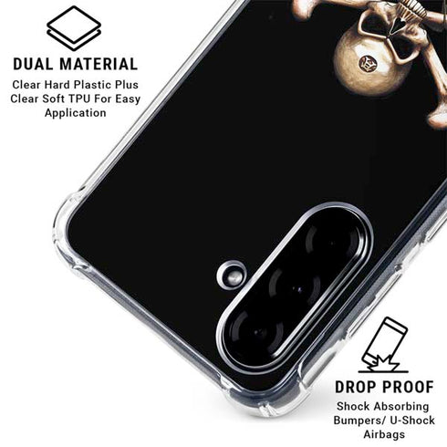Alchemy Skull and Crossbones Galaxy A36 5G Clear Case