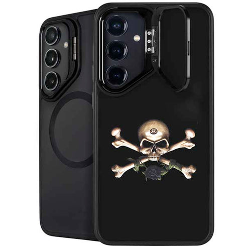Alchemy Skull and Crossbones Galaxy S24 Kickstand Case